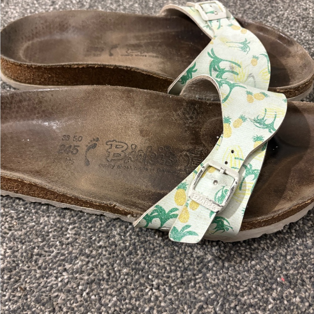 Birkenstock Madrid Pineapple Pattern Sandals With… - image 2